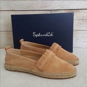 NWT Jaime nude suede espadrilles by Splendid 9.5